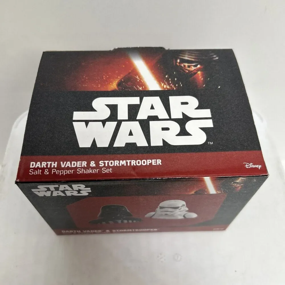 🔥Darth Vader & Stormtrooper‎ Salt & Pepper Shaker Set - Star Wars - Vandor